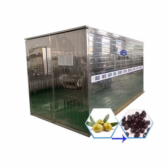 Secador de aire de acero inoxidable de gran venta/secadora de frutas deshidratadora de alimentos/secadora de aceitunas